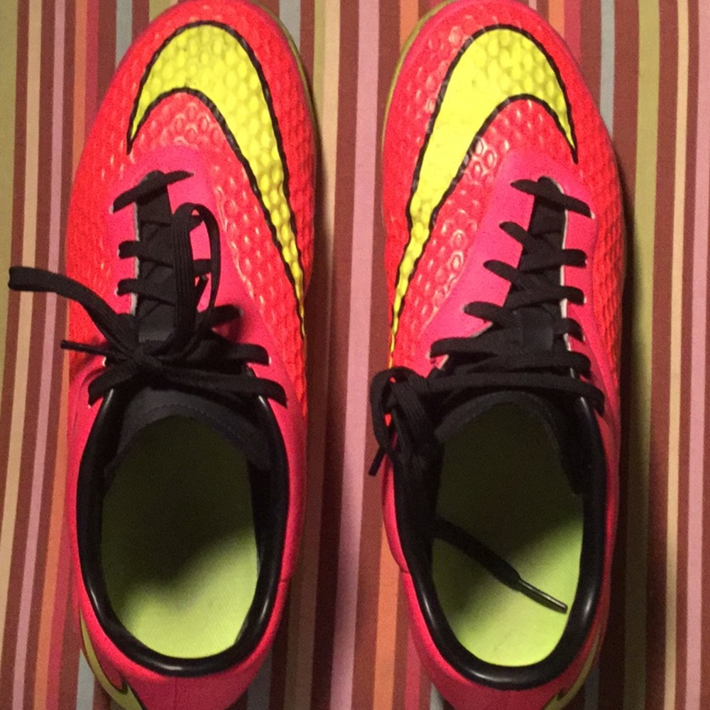 Pink Indoor Nike cleats